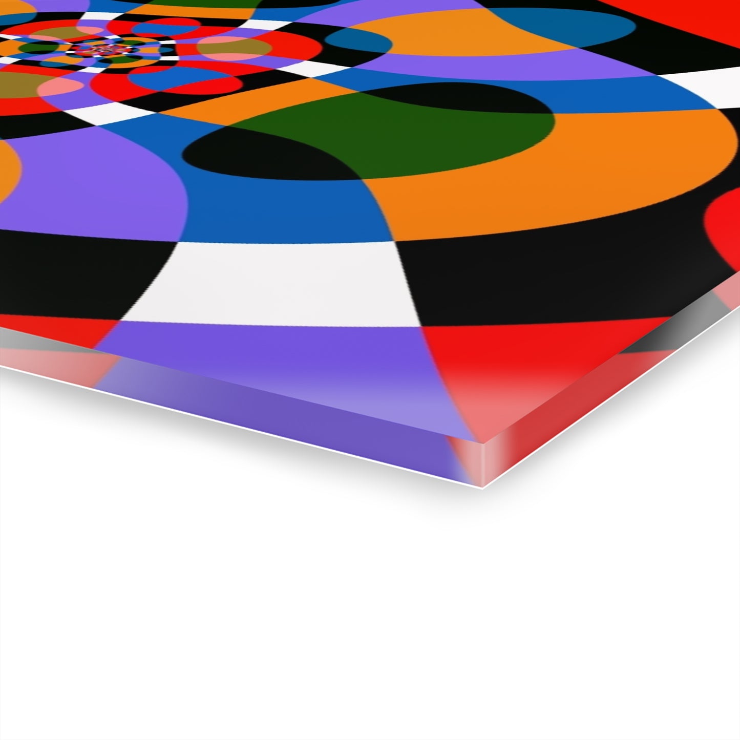Colorful geometry. Photo Print Under Acrylic Glass