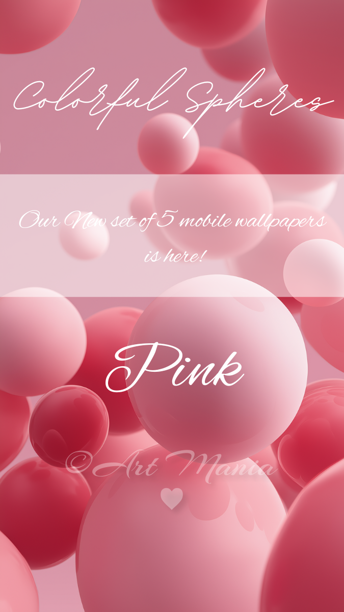 Colorful Spheres. Mobile Wallpapers