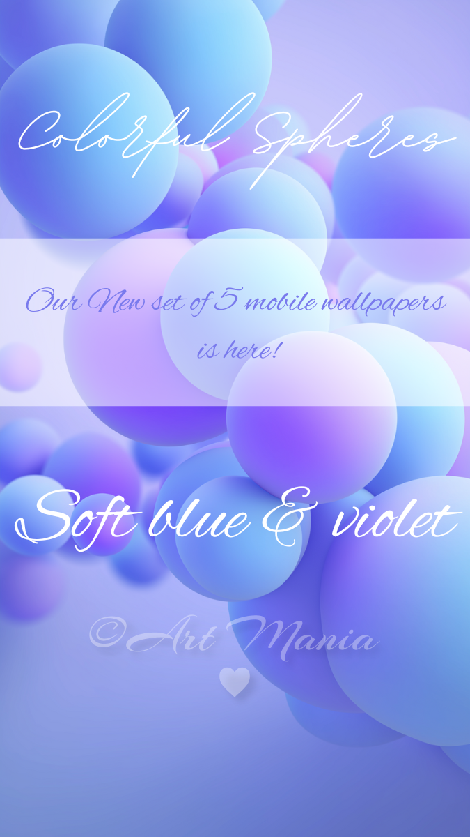 Colorful Spheres. Mobile Wallpapers
