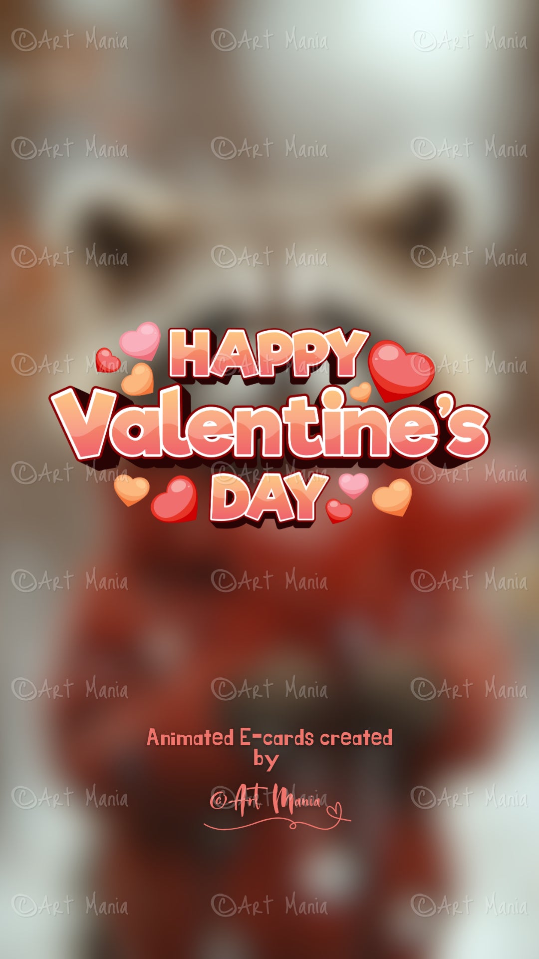 Be my Valentine! Animated E-Card