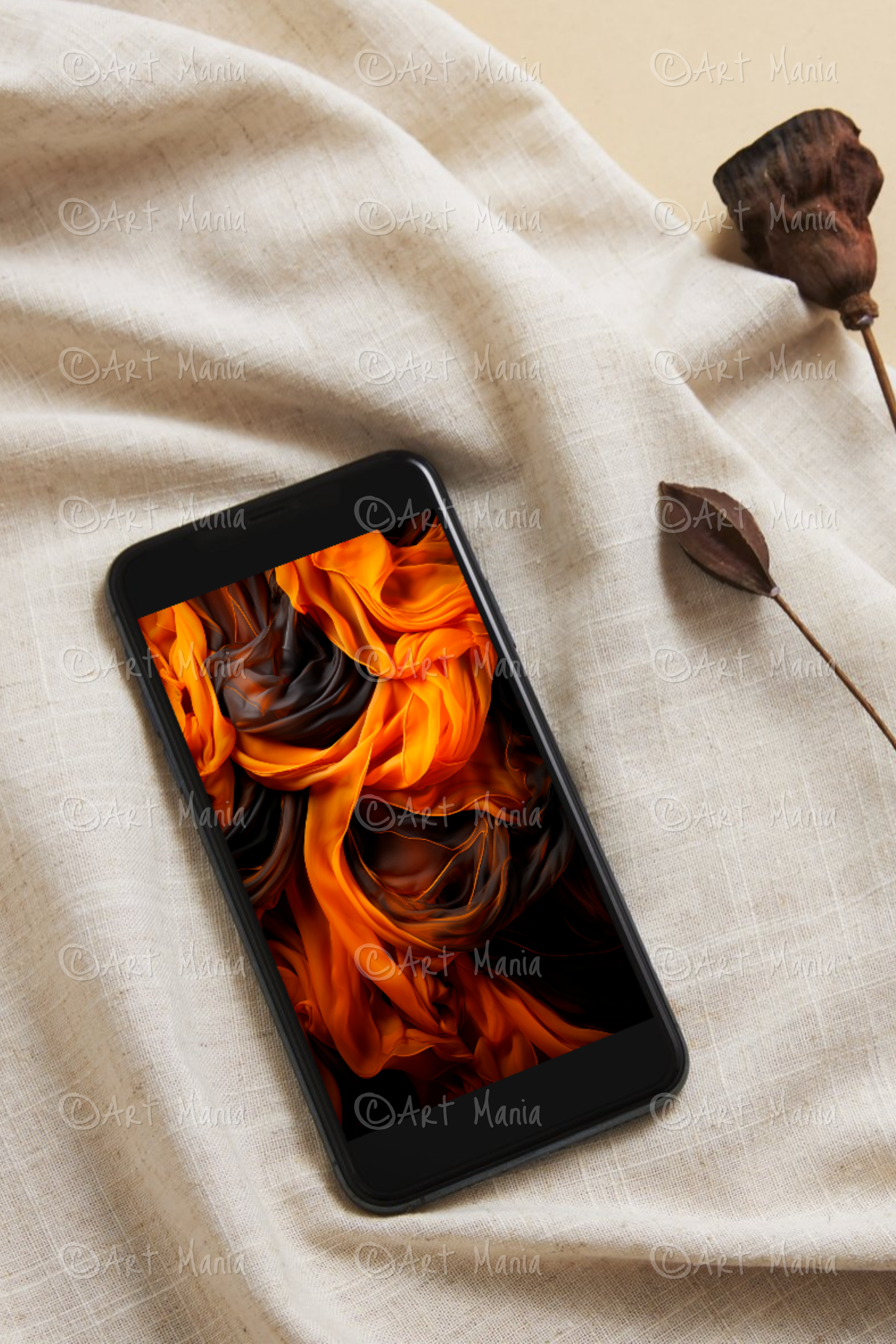 Halloween colors. Mobile background