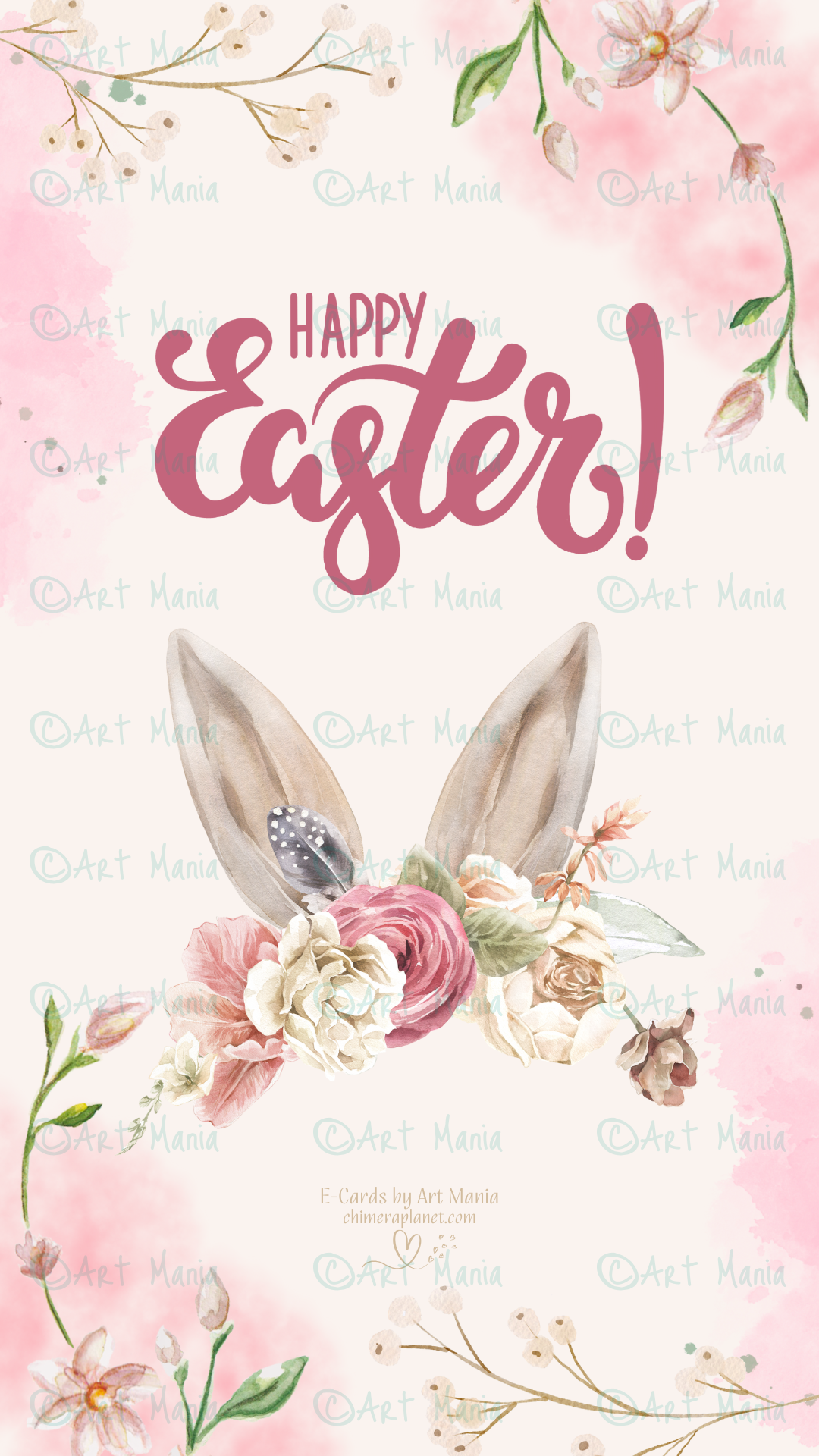 Easter wishes. E-Card