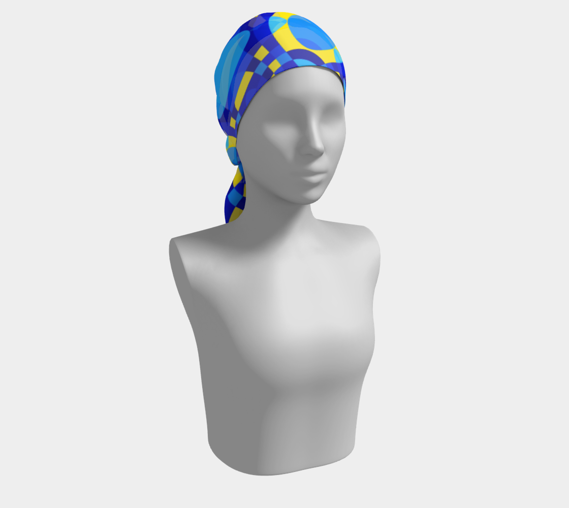 Sky and sun colors. Long Scarf - Exclusive design by Art Mania!