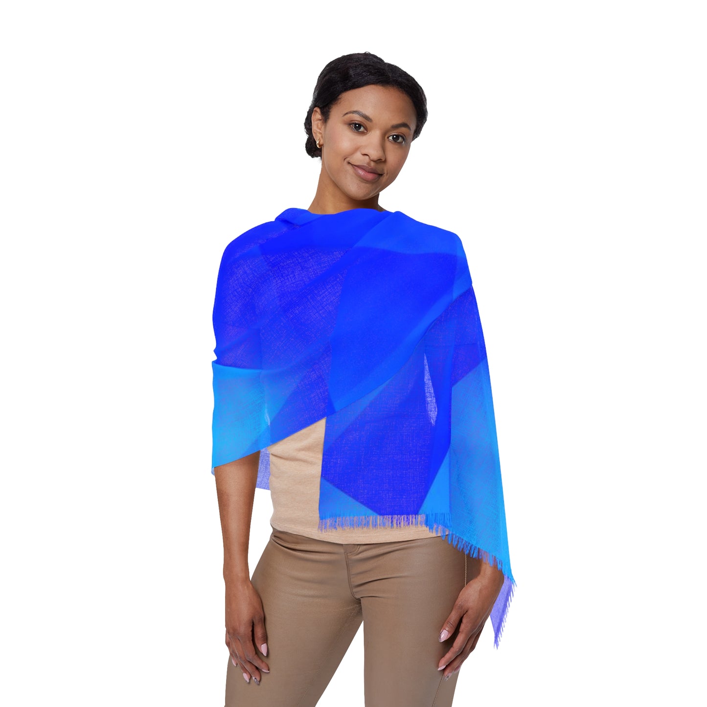 Elegant blue. Light Scarf - Exclusive design by Art Mania!