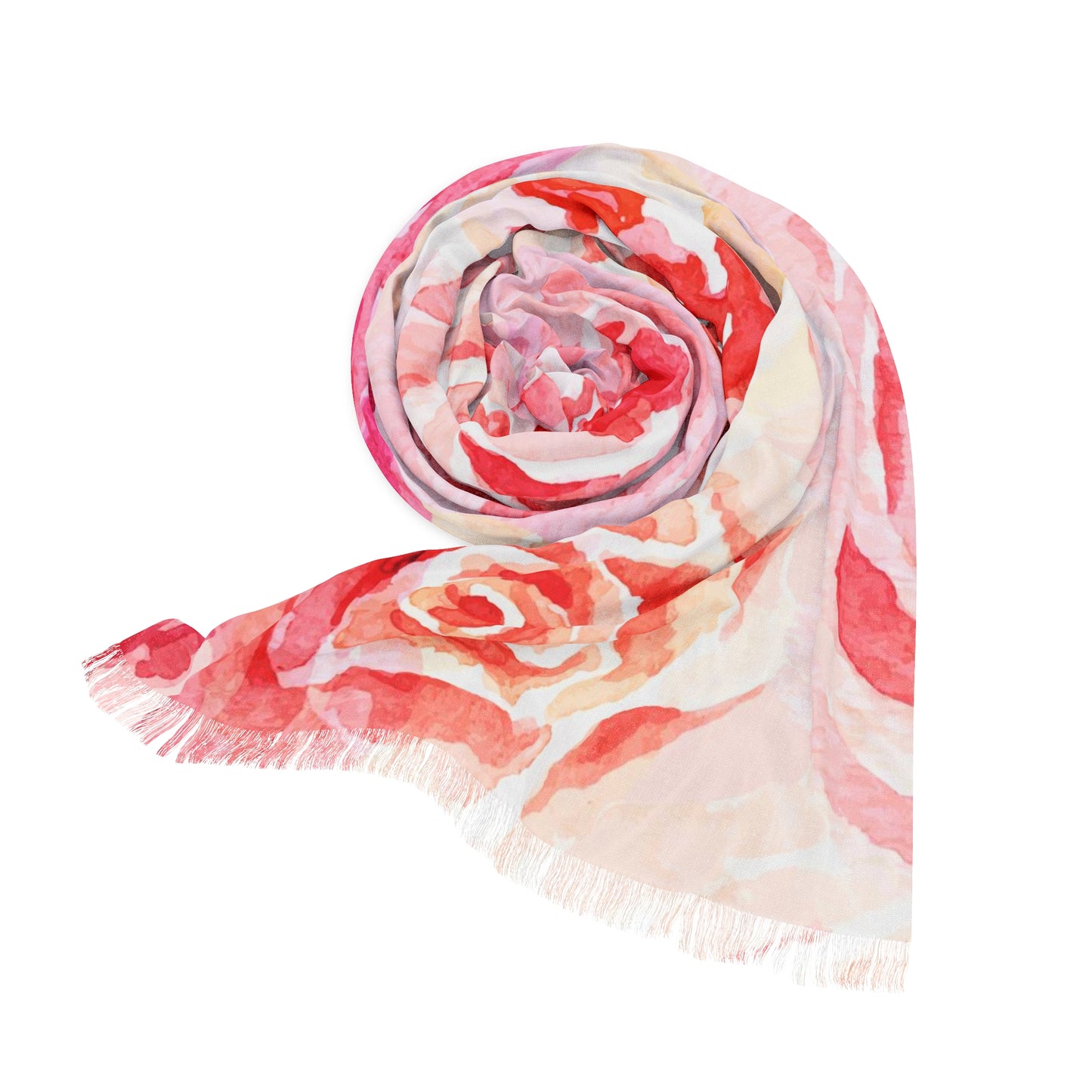 Roses. Light Scarf