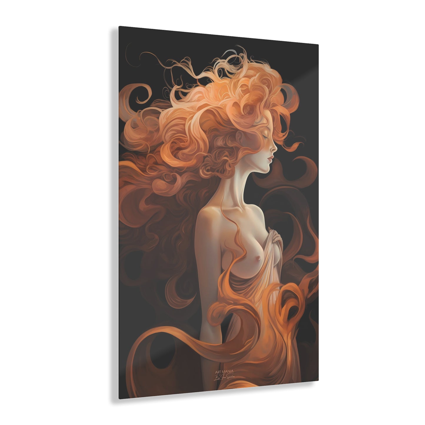 Fire girl. Acrylic Prints