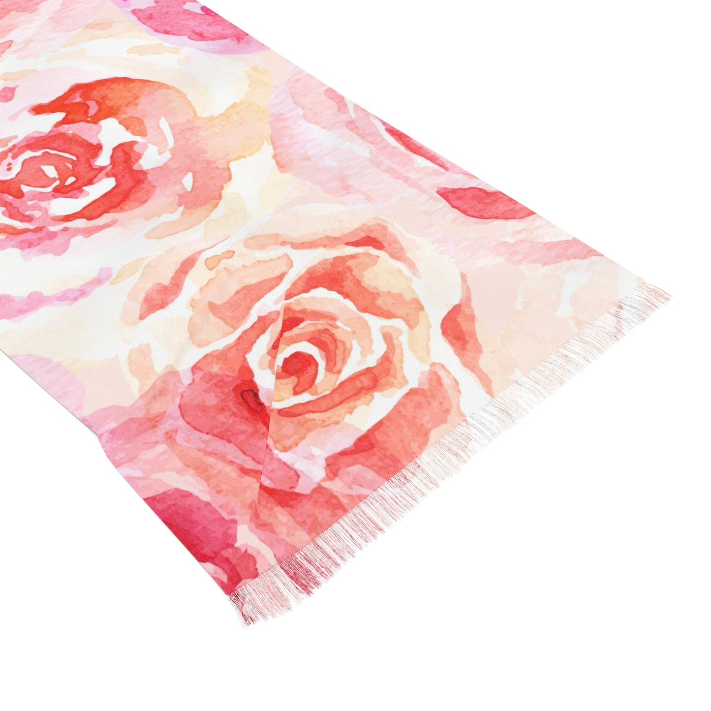 Roses. Light Scarf