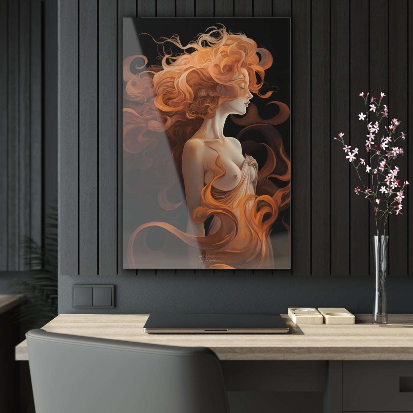 Fire girl. Acrylic Prints