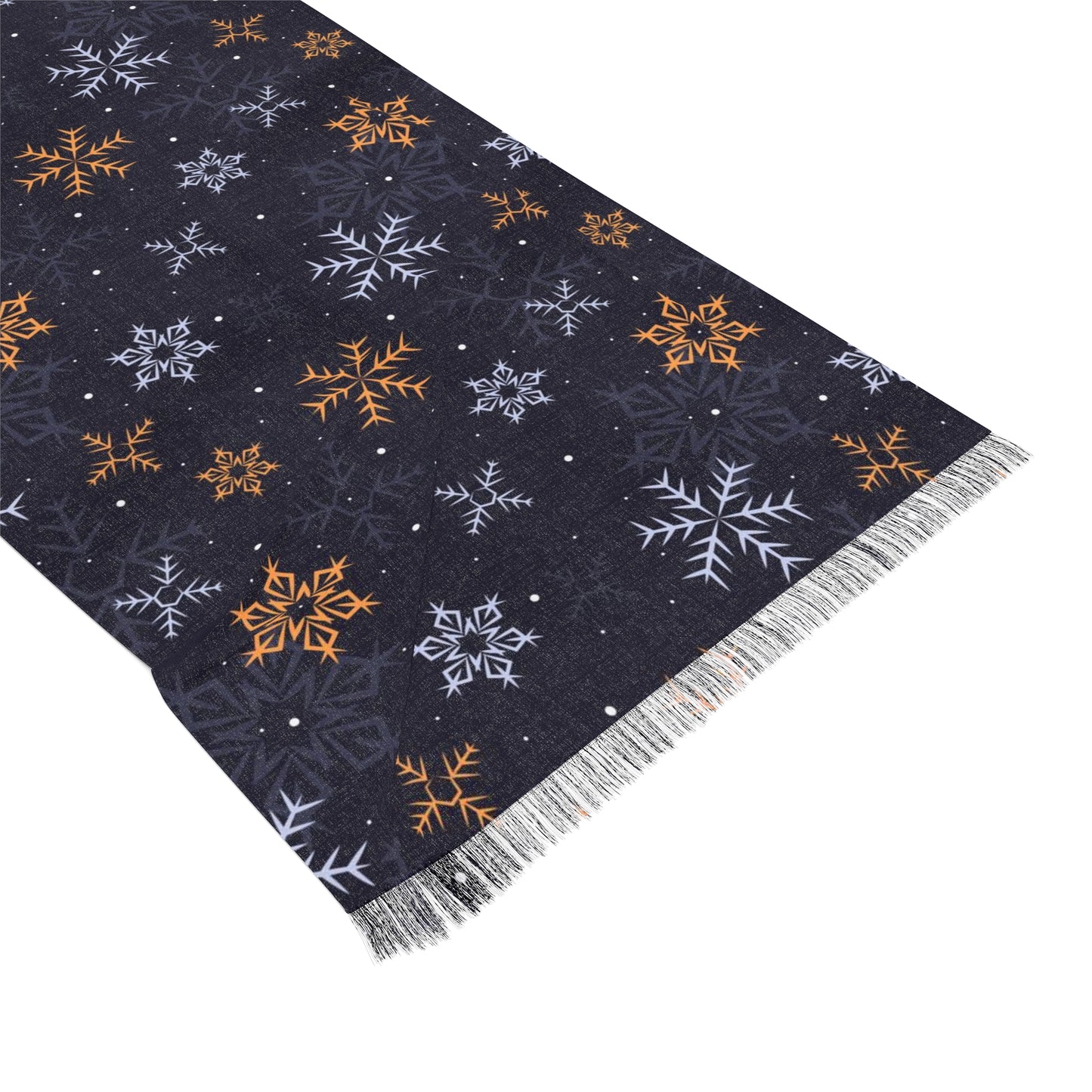 Snowflakes. Light Scarf