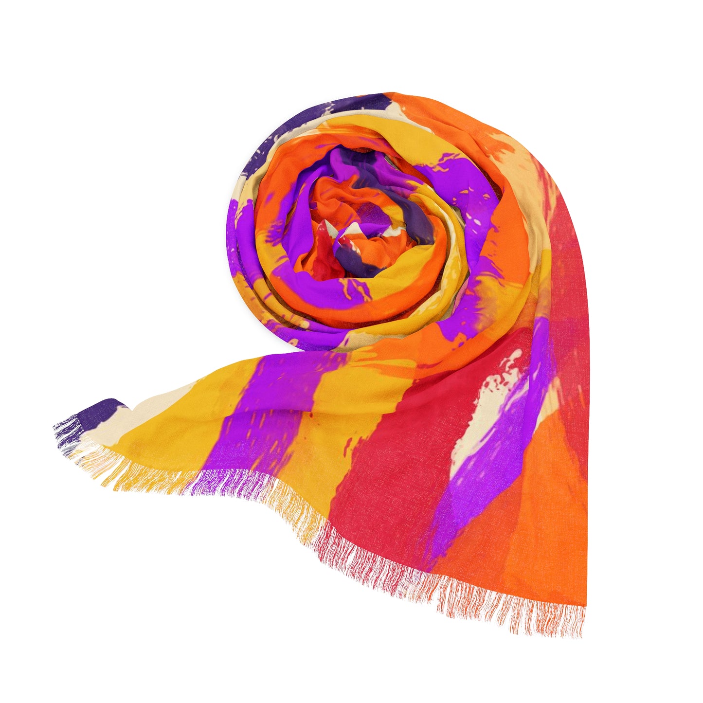 Colorful mood. Light Scarf