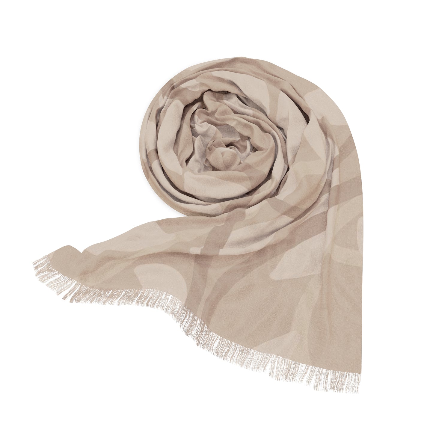 Elegant beige. Light Scarf