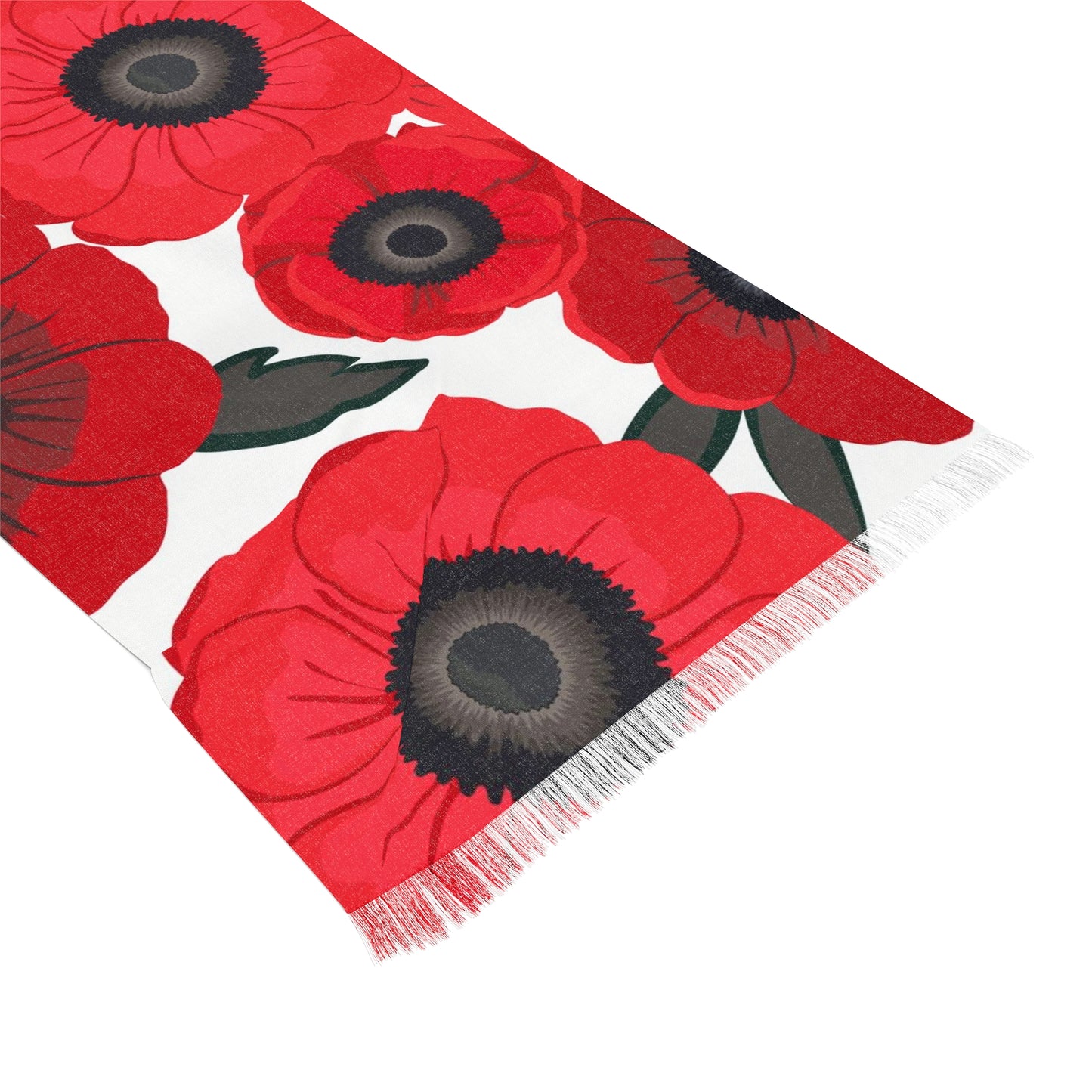 Poppies. Light Scarf