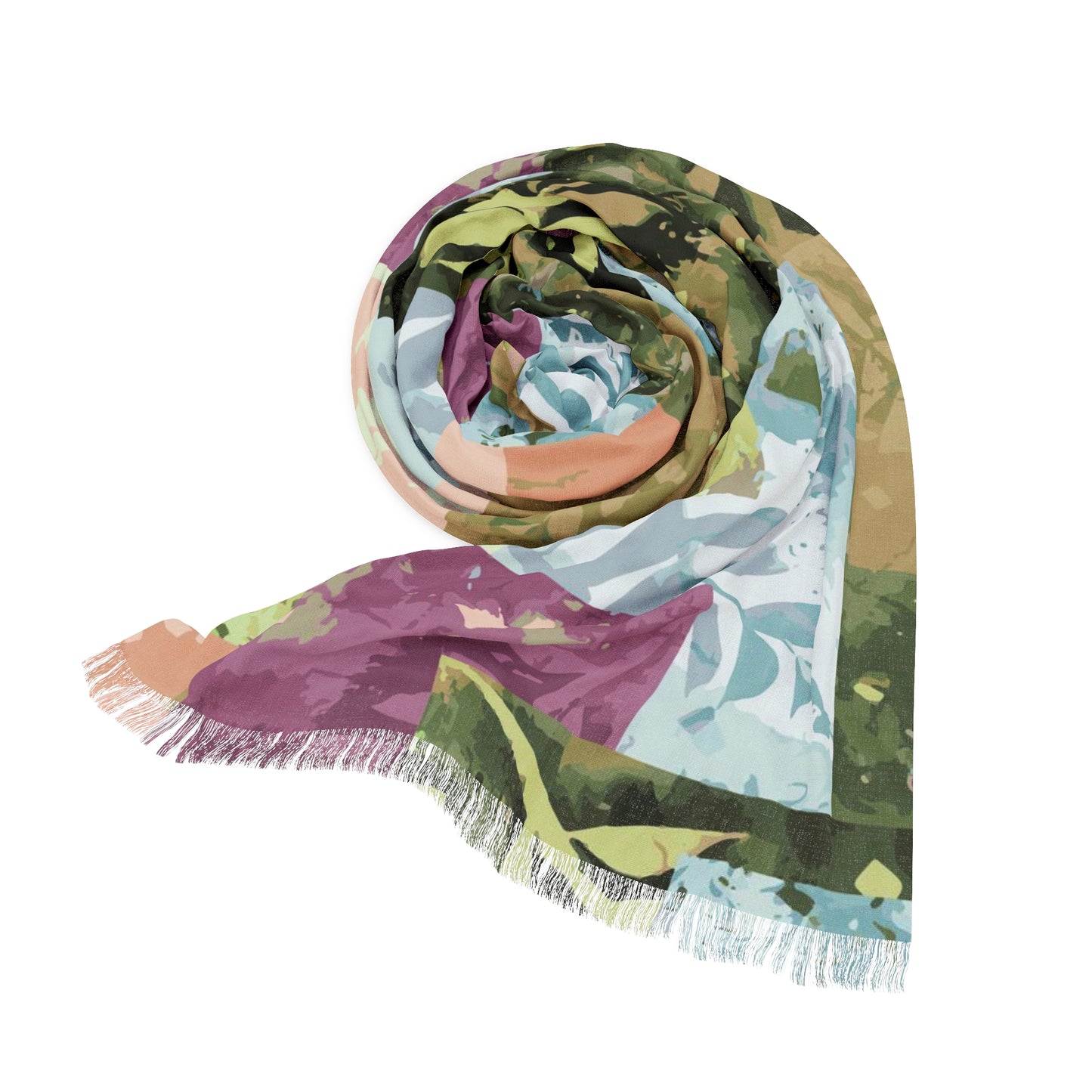 Floral Light Scarf