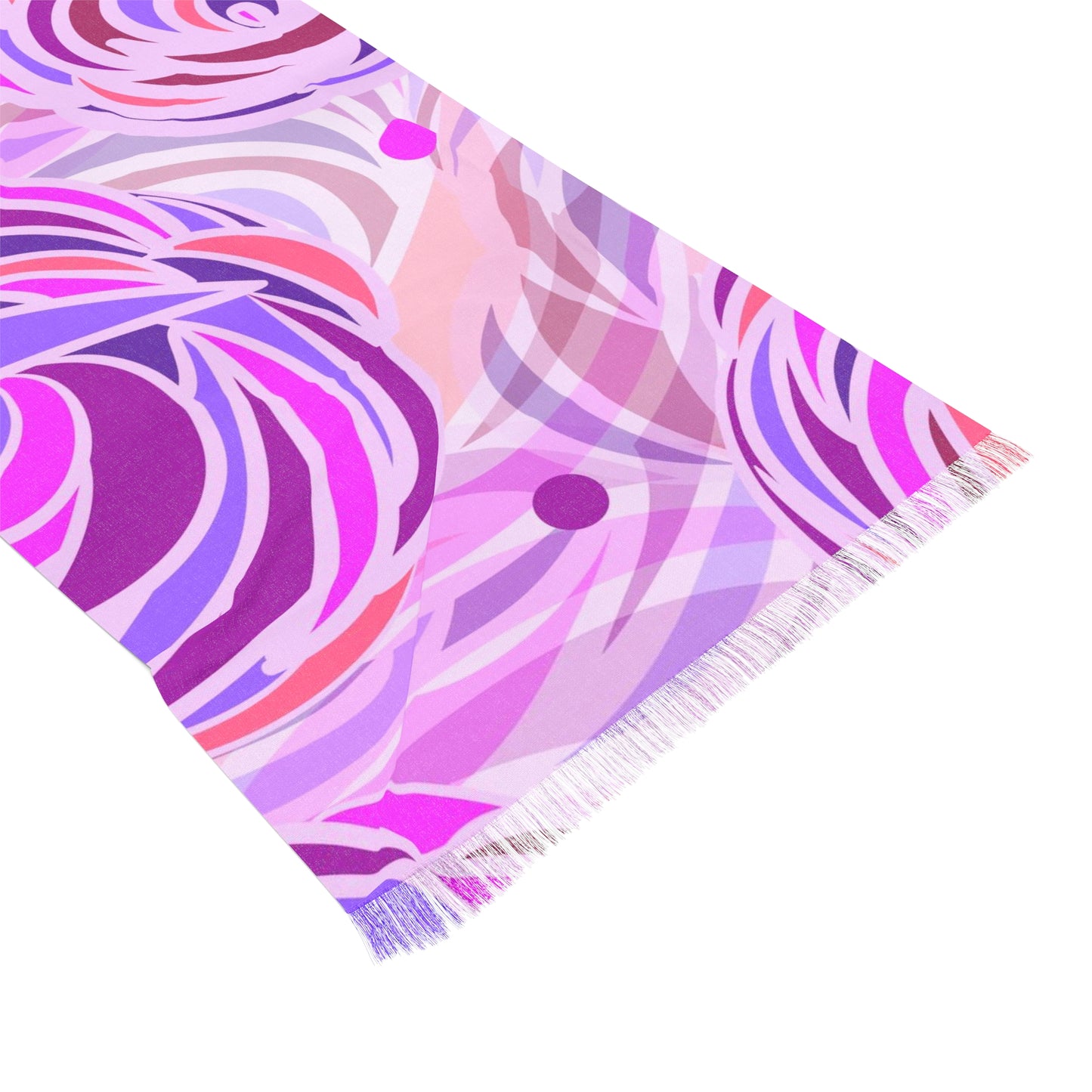 Violet abstraction. Light Scarf