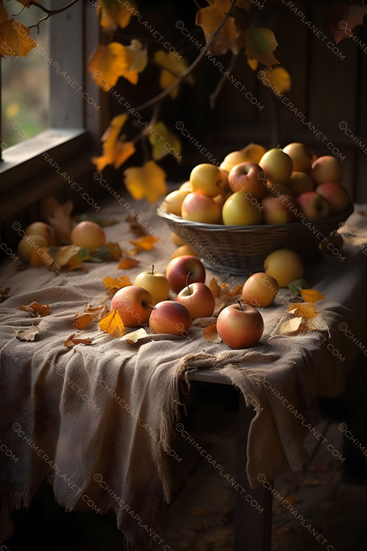 Autumn. Apples