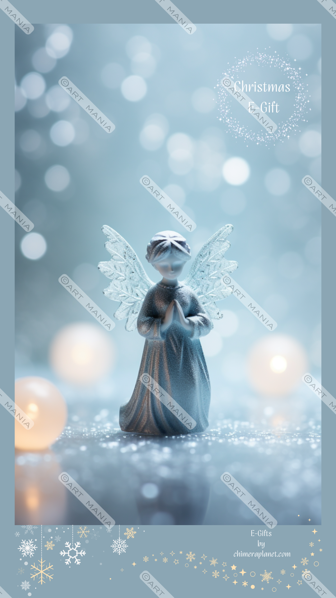 Little angel. Christmas E-Gift