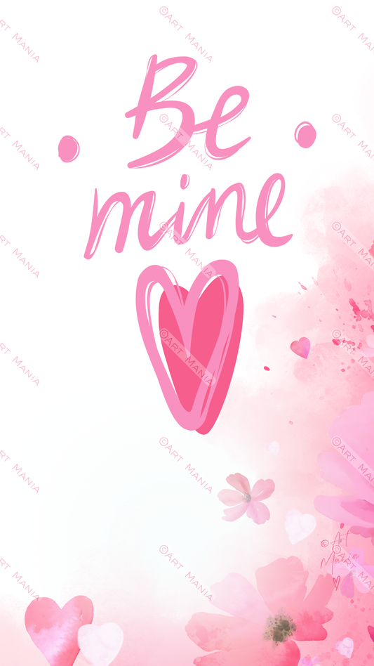 Be mine. E-Card