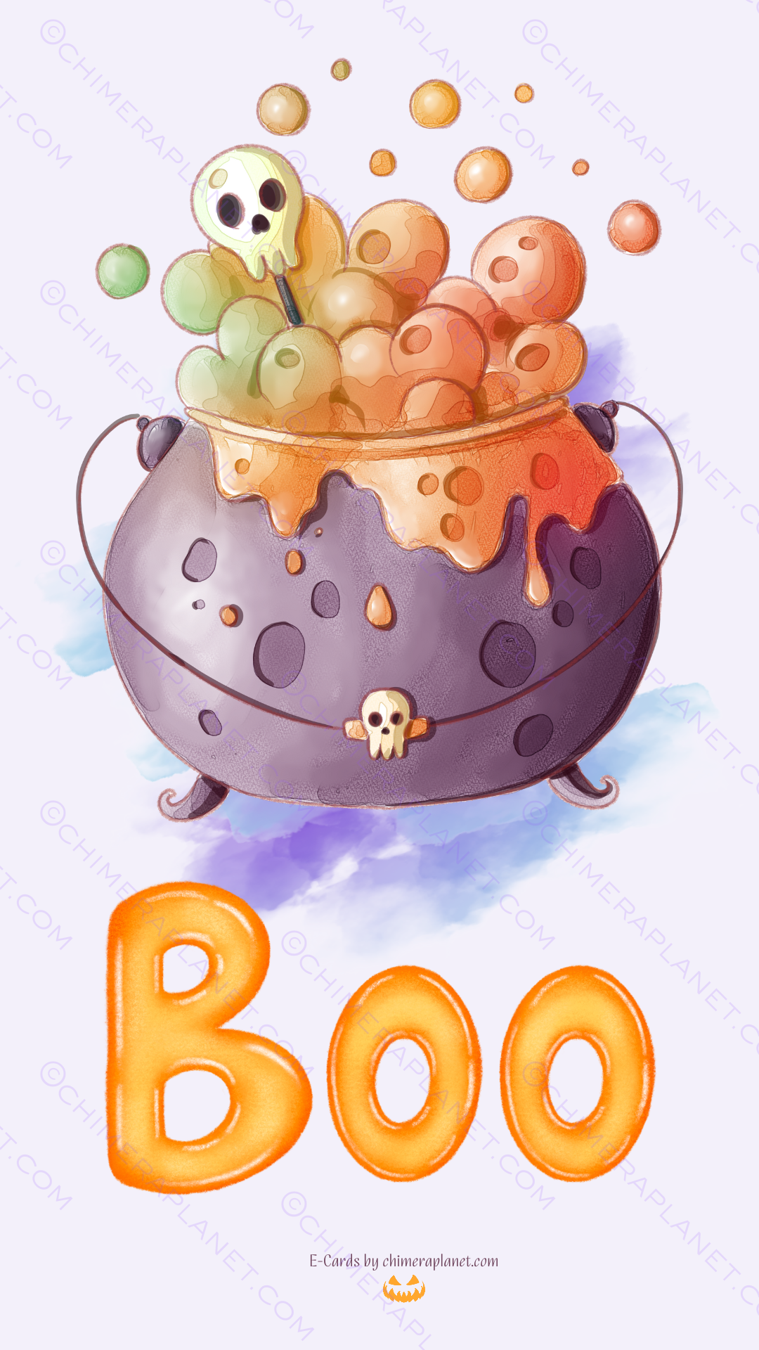 Magic pot. E-Card