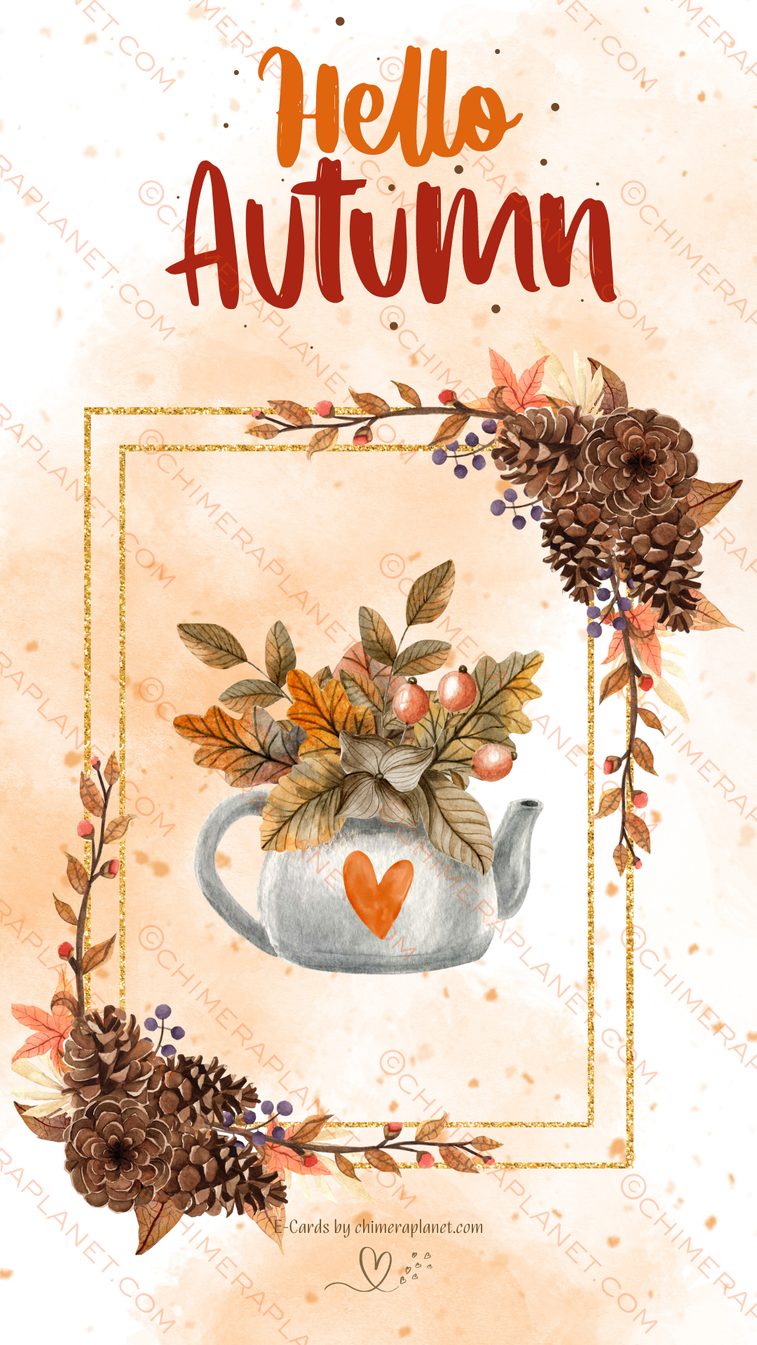 Hello Autumn. E-Card