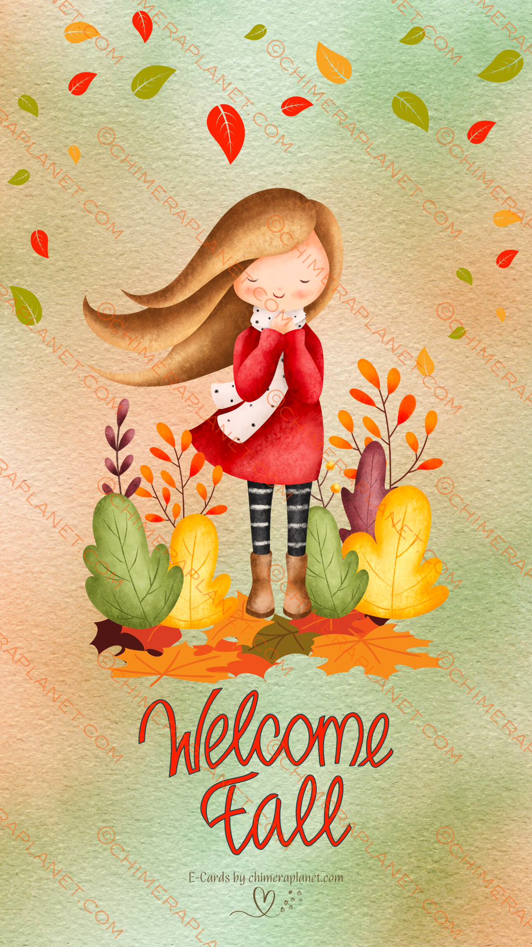 Welcome fall. E-Card