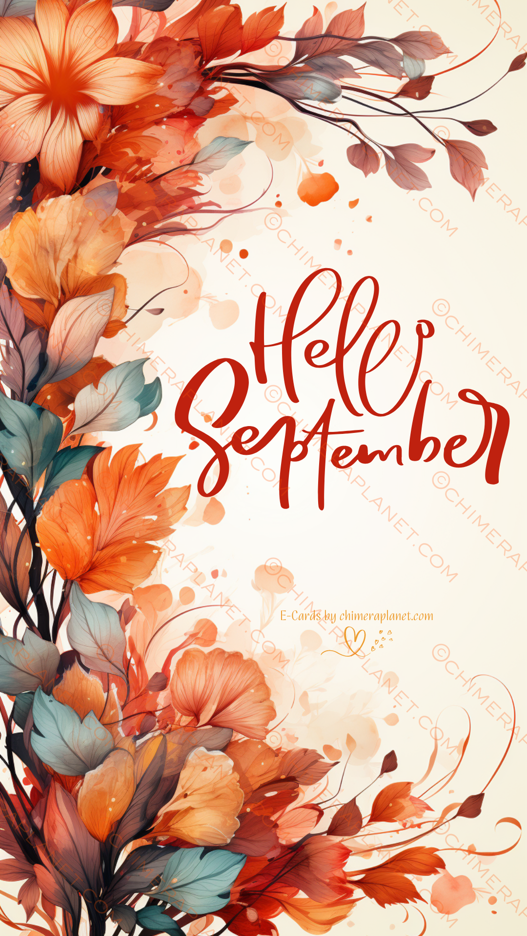 Hello September #2. E-Card