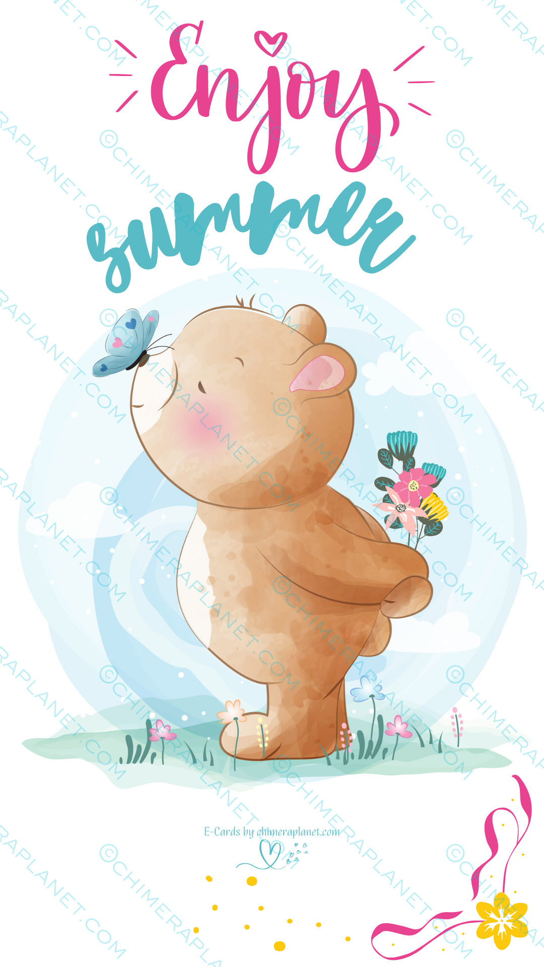 Enjoy summer. E-Card