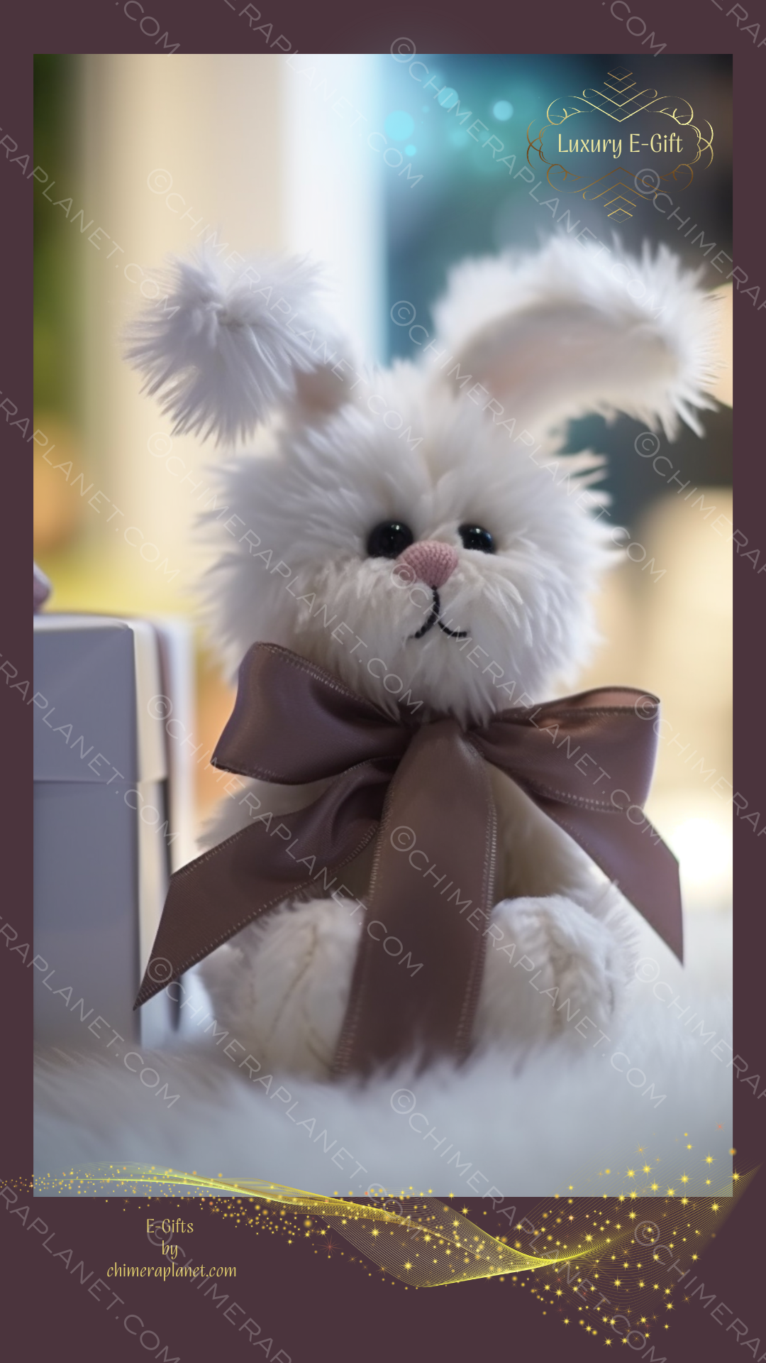 Funny bunny. Luxury E-gift