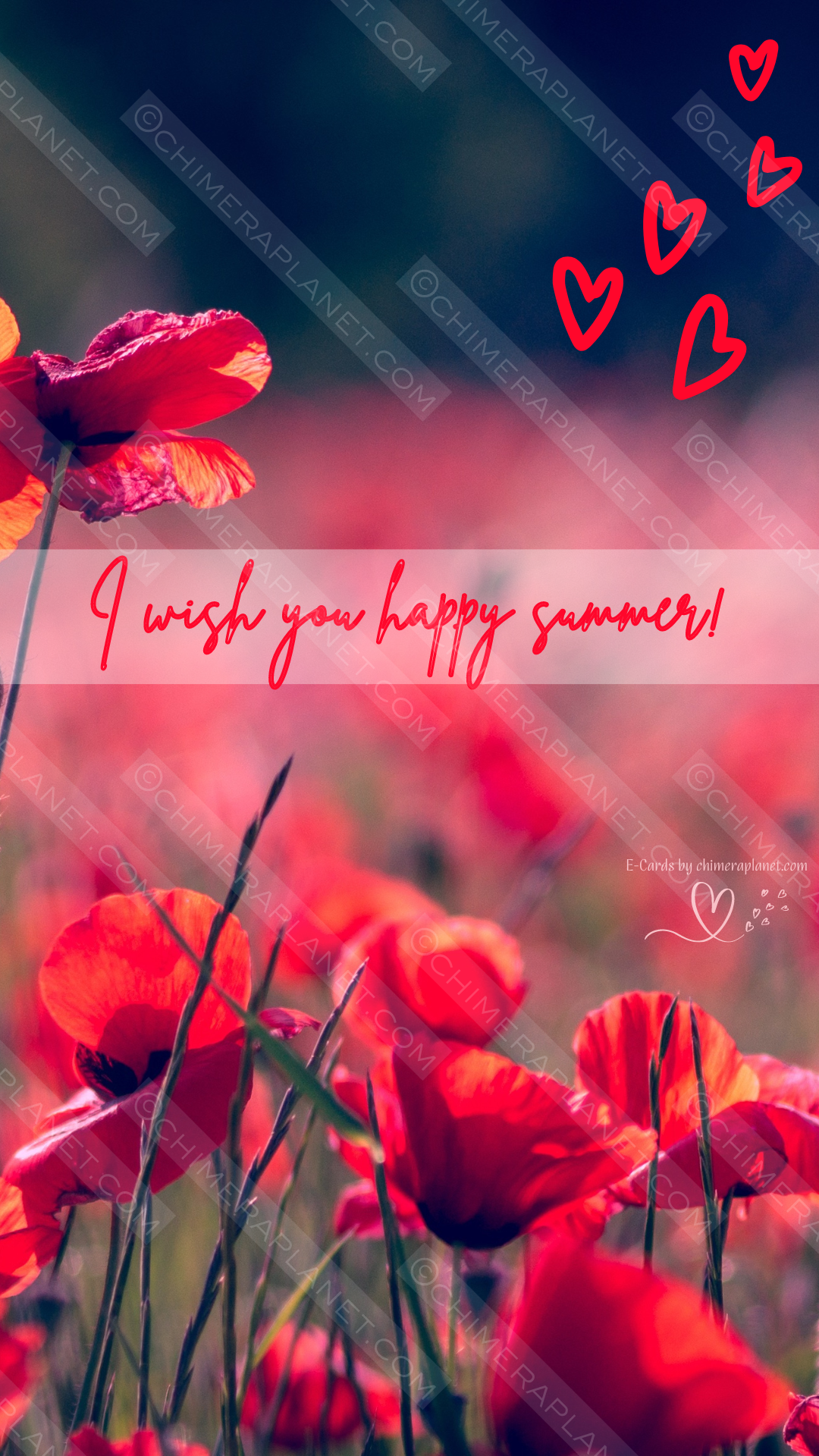 Happy summer. E-Card