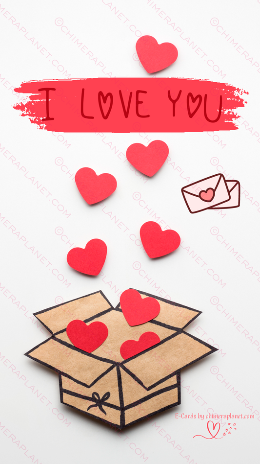 I love u. E-Card