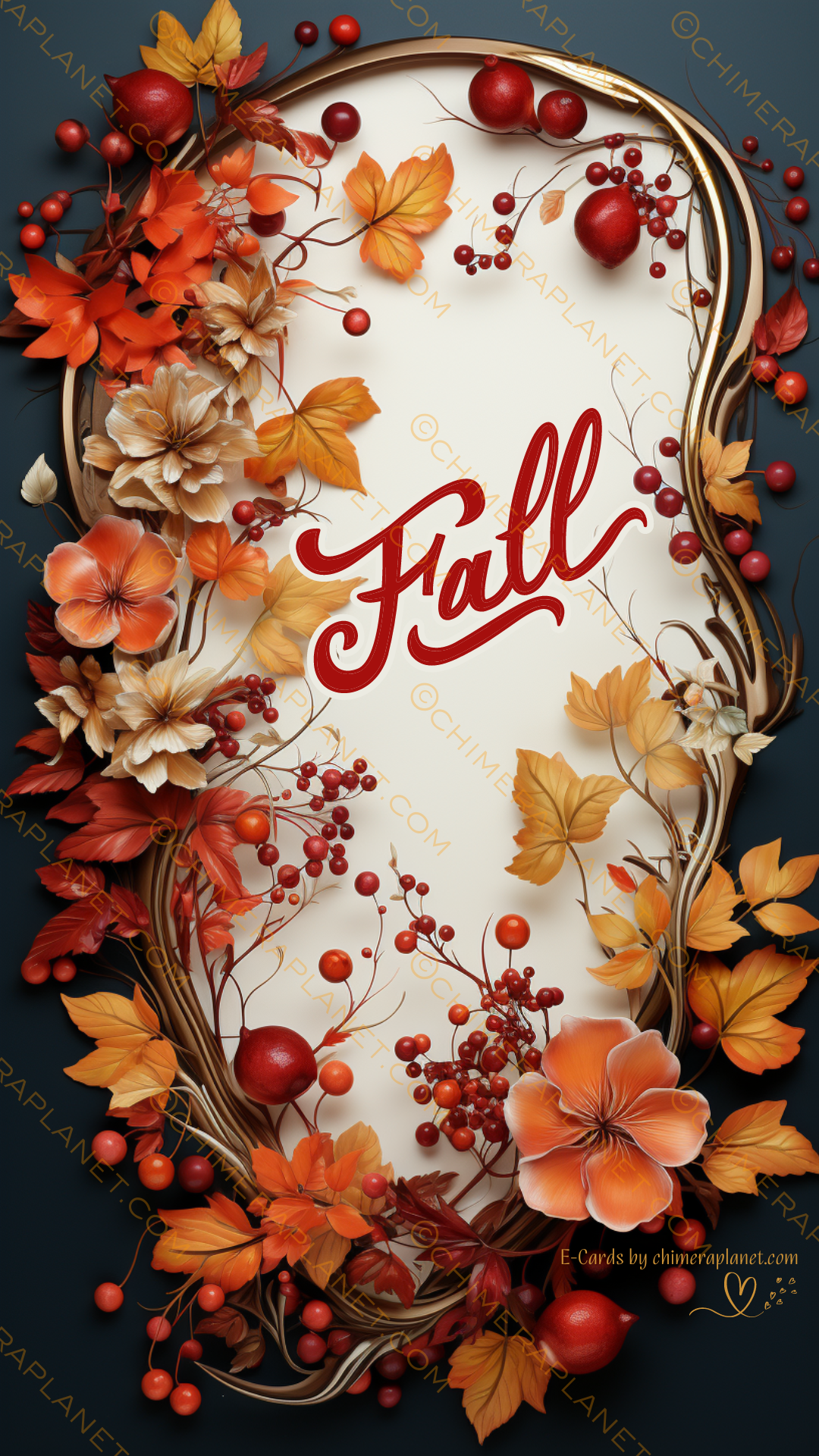 Fall. E-Card