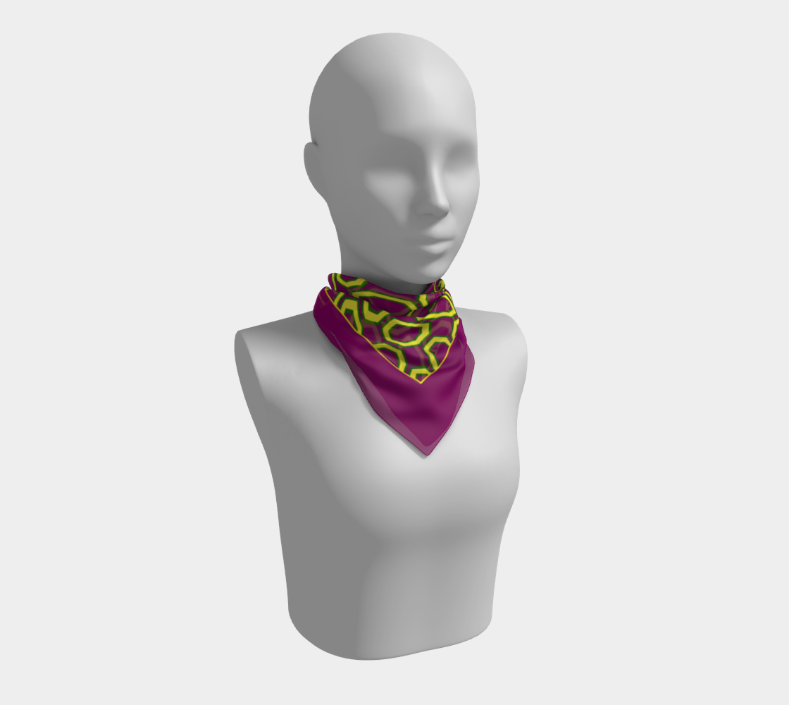 Colorful rings. Violet Scarf