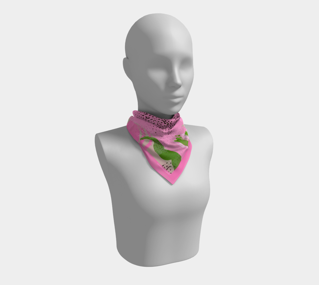 Pink summer. Square Scarf