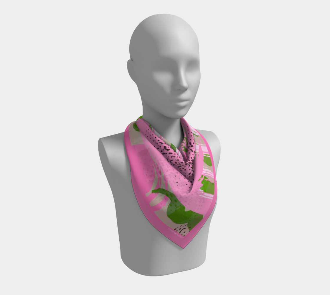 Pink summer. Square Scarf