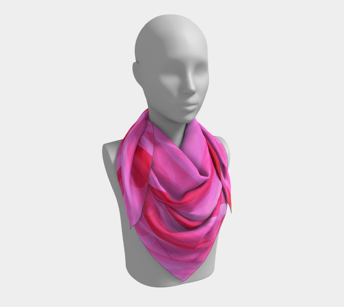 Tulip theme. Pink Scarf