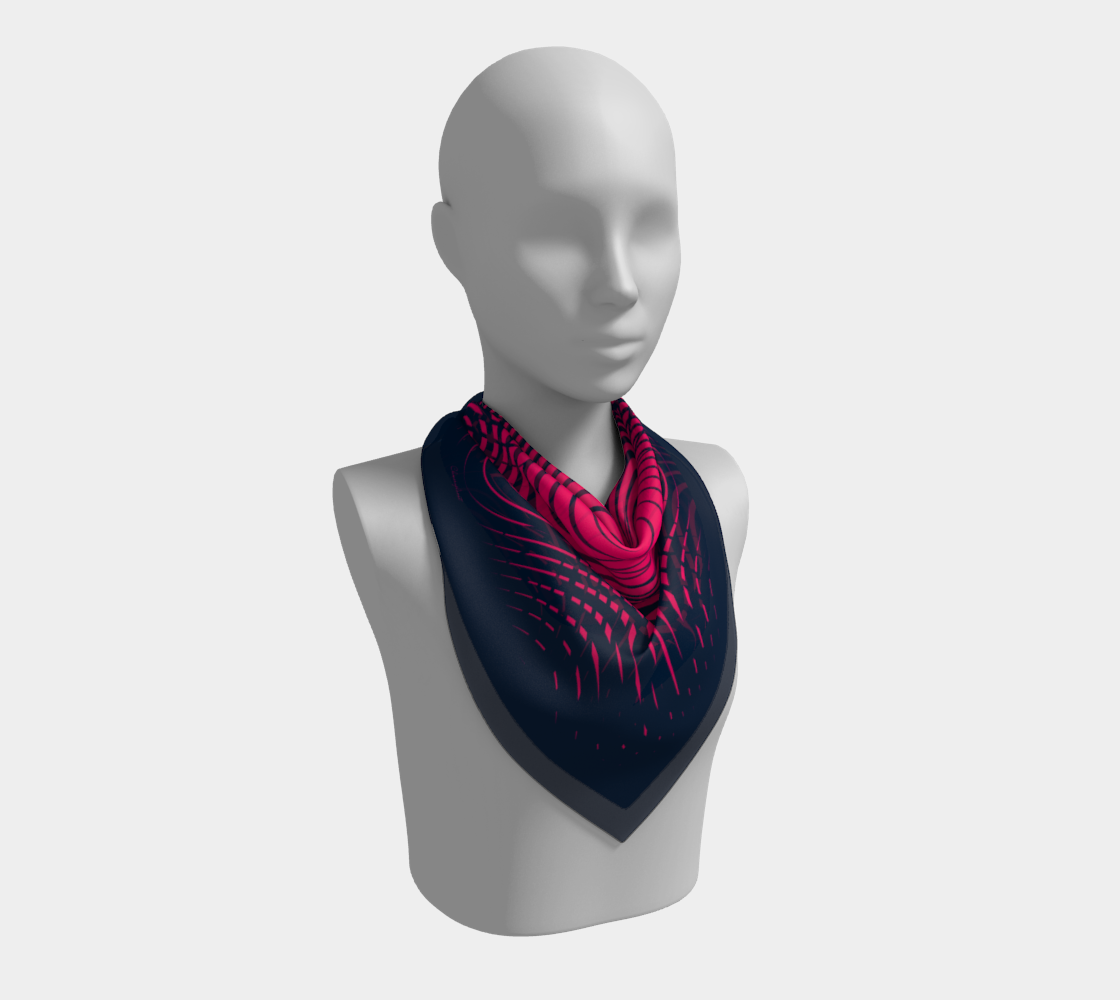 Abstract forms. Pink Scarf