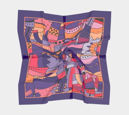 Funny doodles. Square Scarf