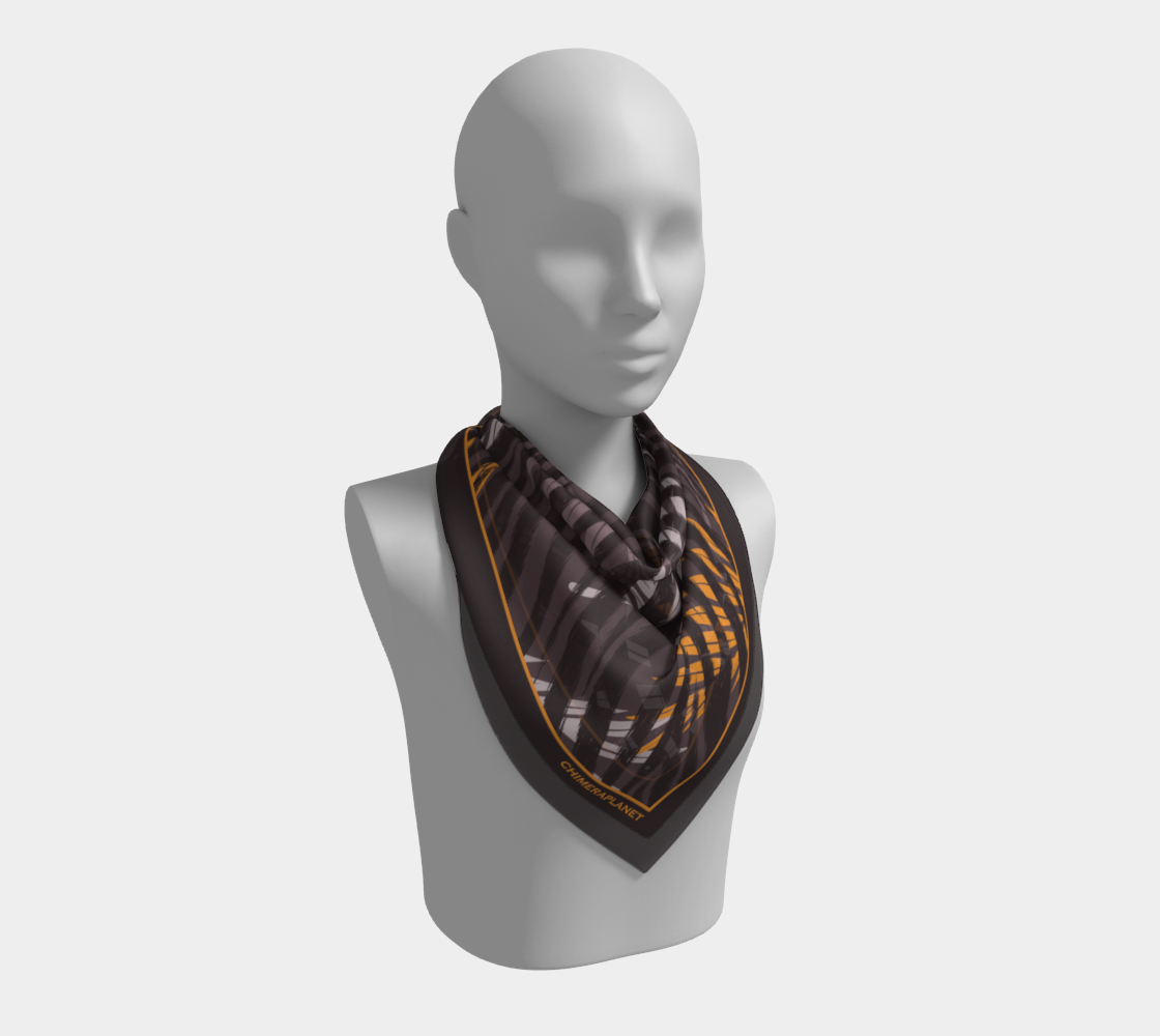 Leaves pattern. Square Scarf