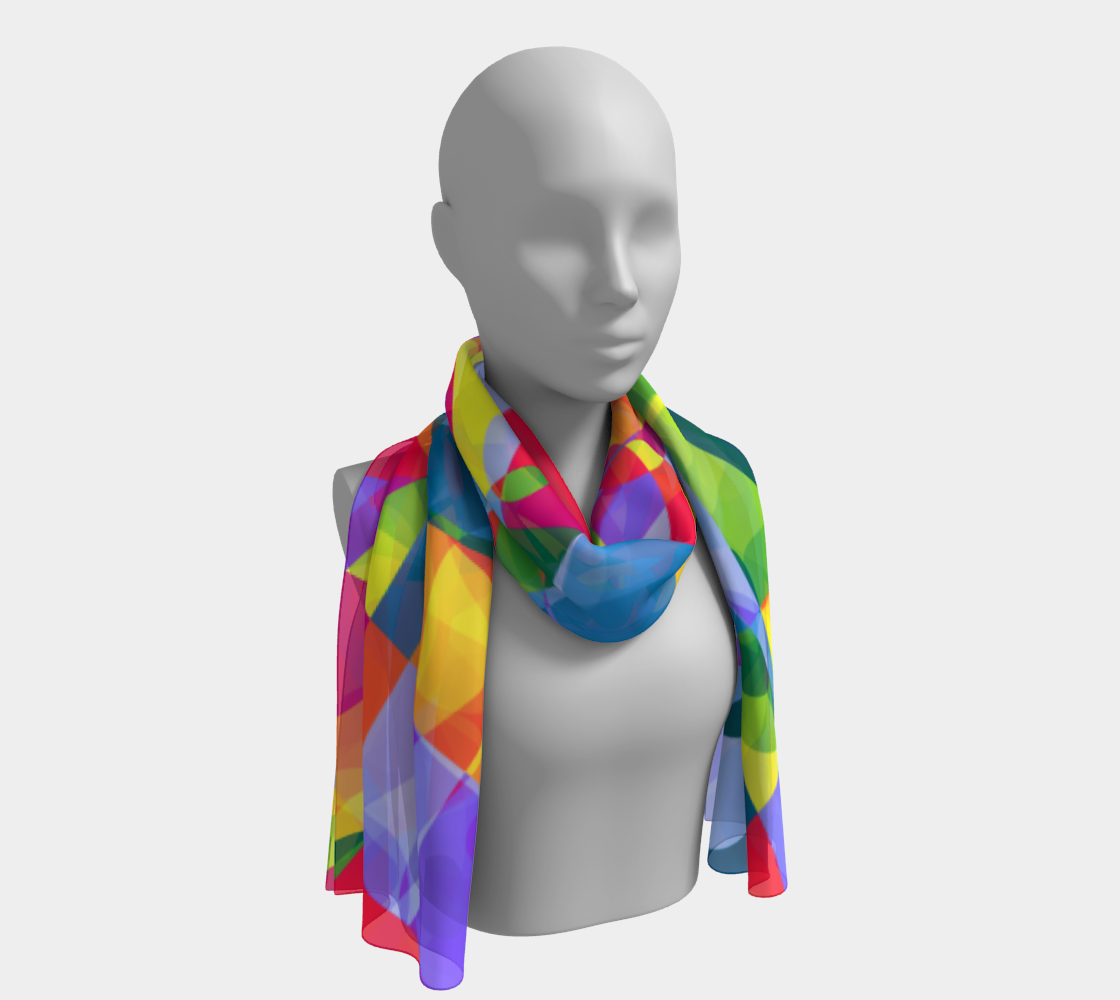 Tropical breeze. Long Scarf - Exclusive design by Art Mania!