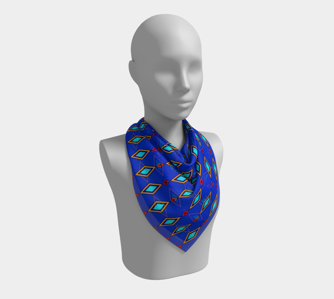 Colorful rhombuses. Scarf