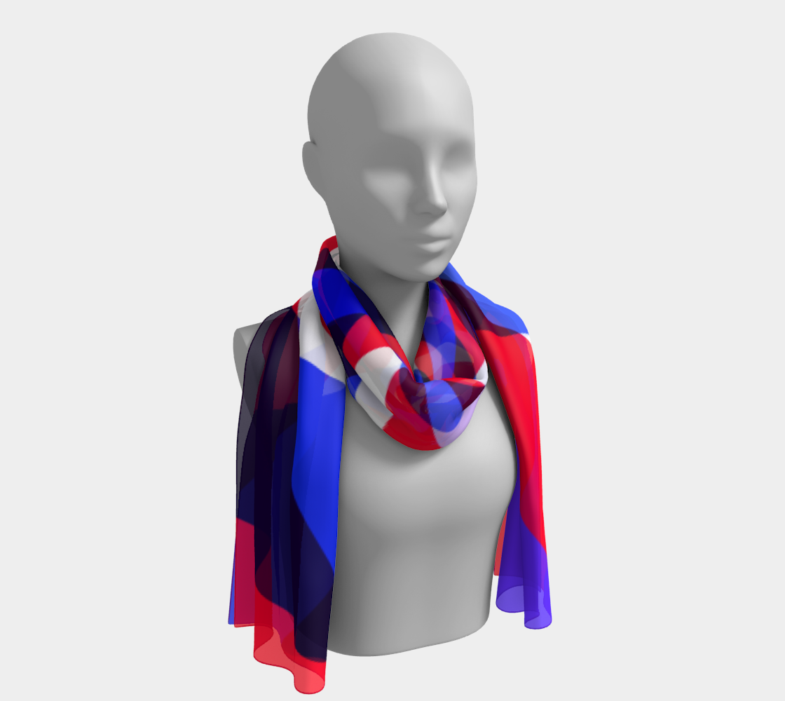 Hot summer. Long Scarf - Exclusive design by Art Mania!