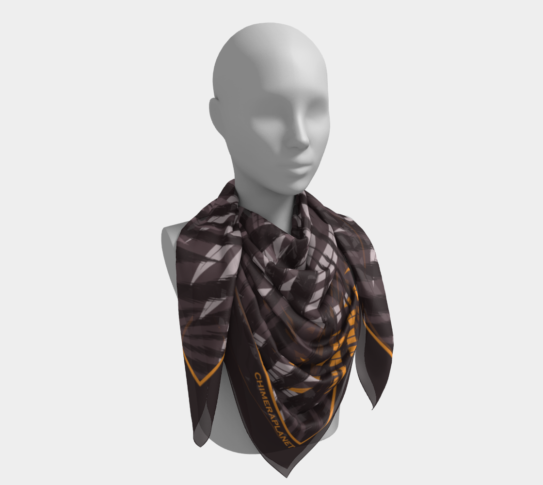 Leaves pattern. Square Scarf