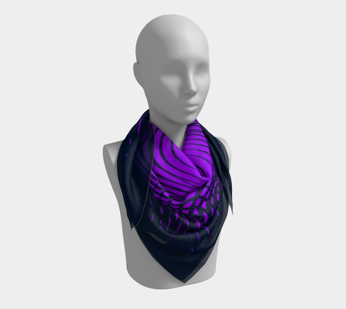 Abstract forms. Violet Scarf