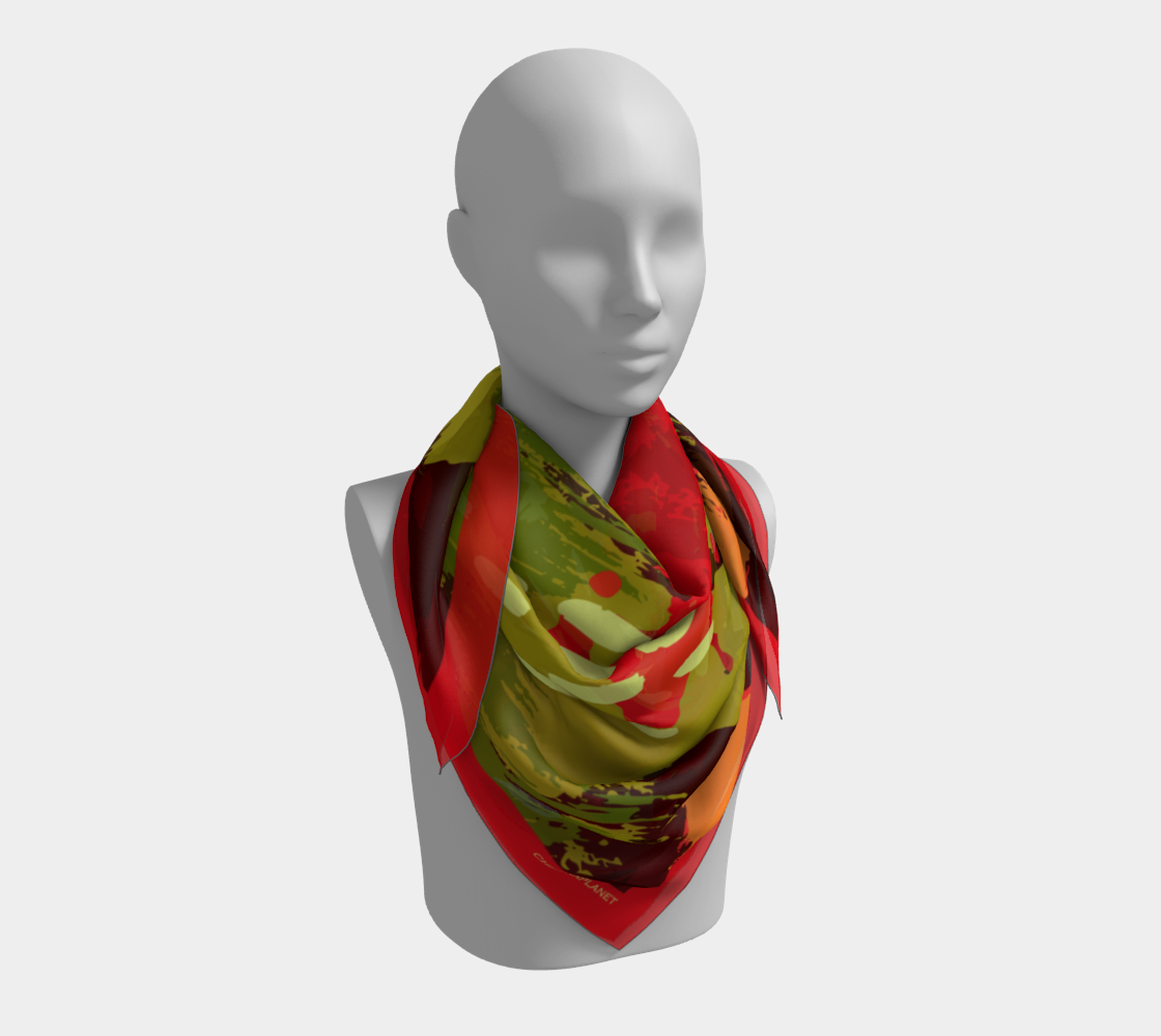 Fatale red. Square Scarf