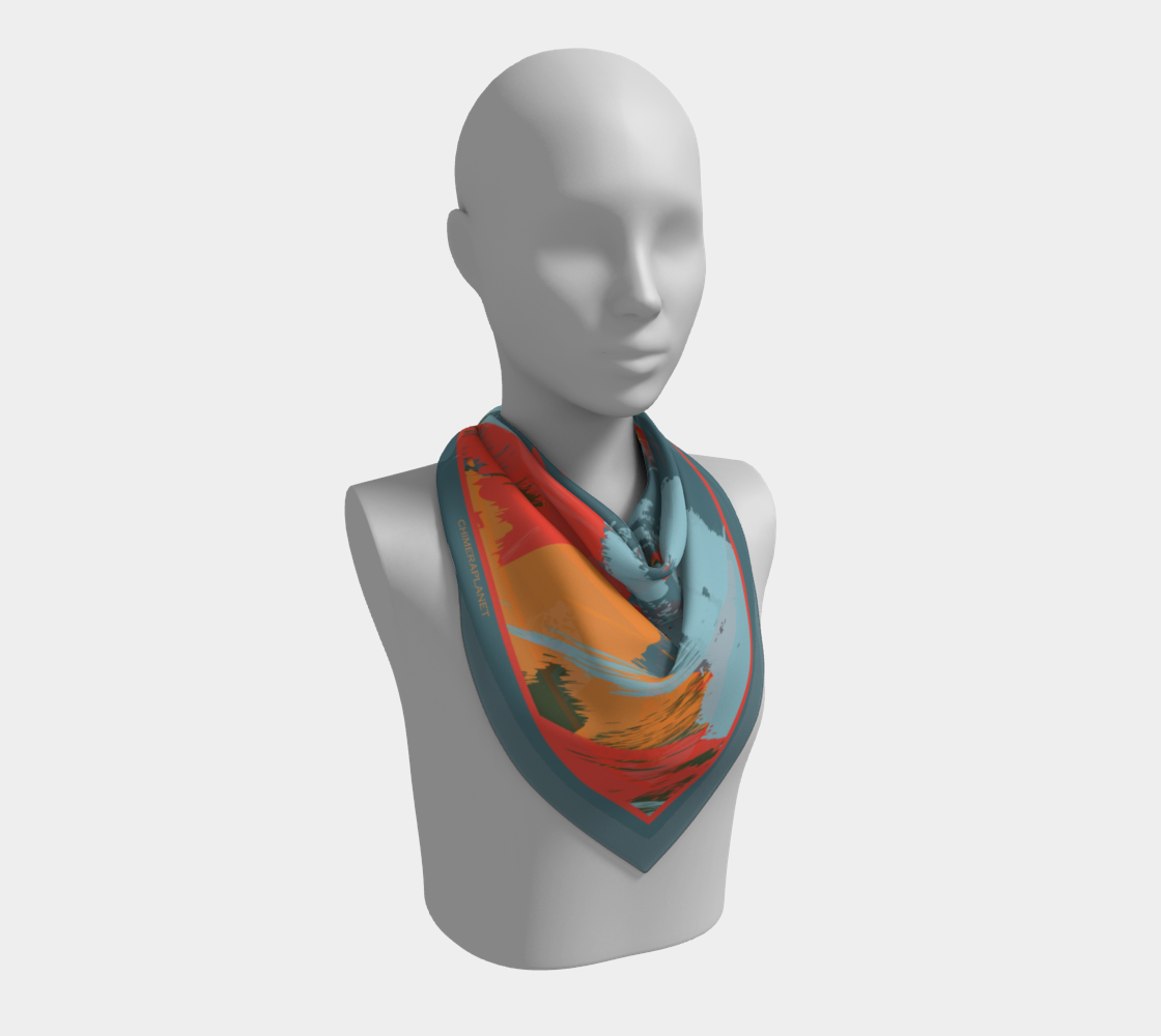 Abstract colorful pattern. Square Scarf