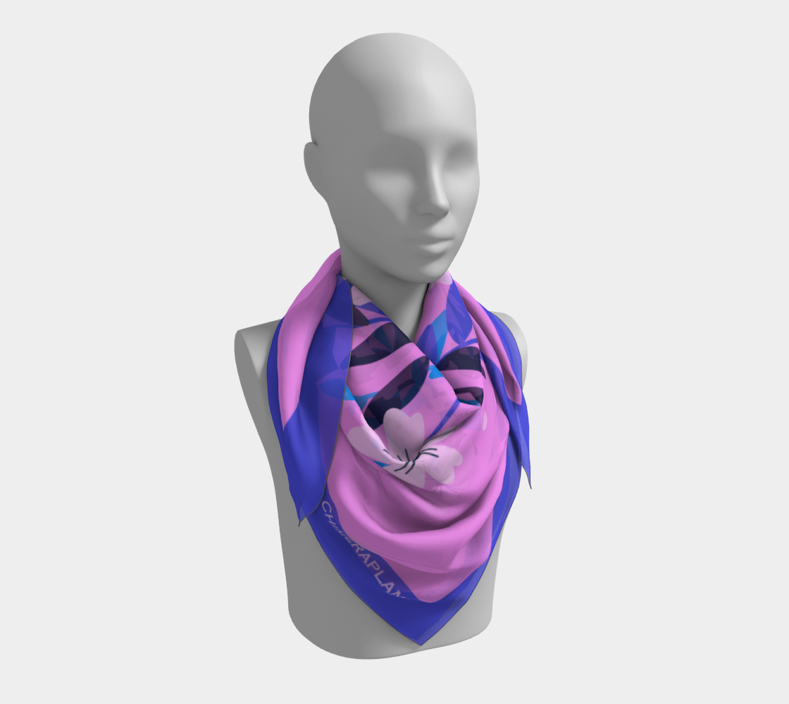 Elegant violet. Square Scarf