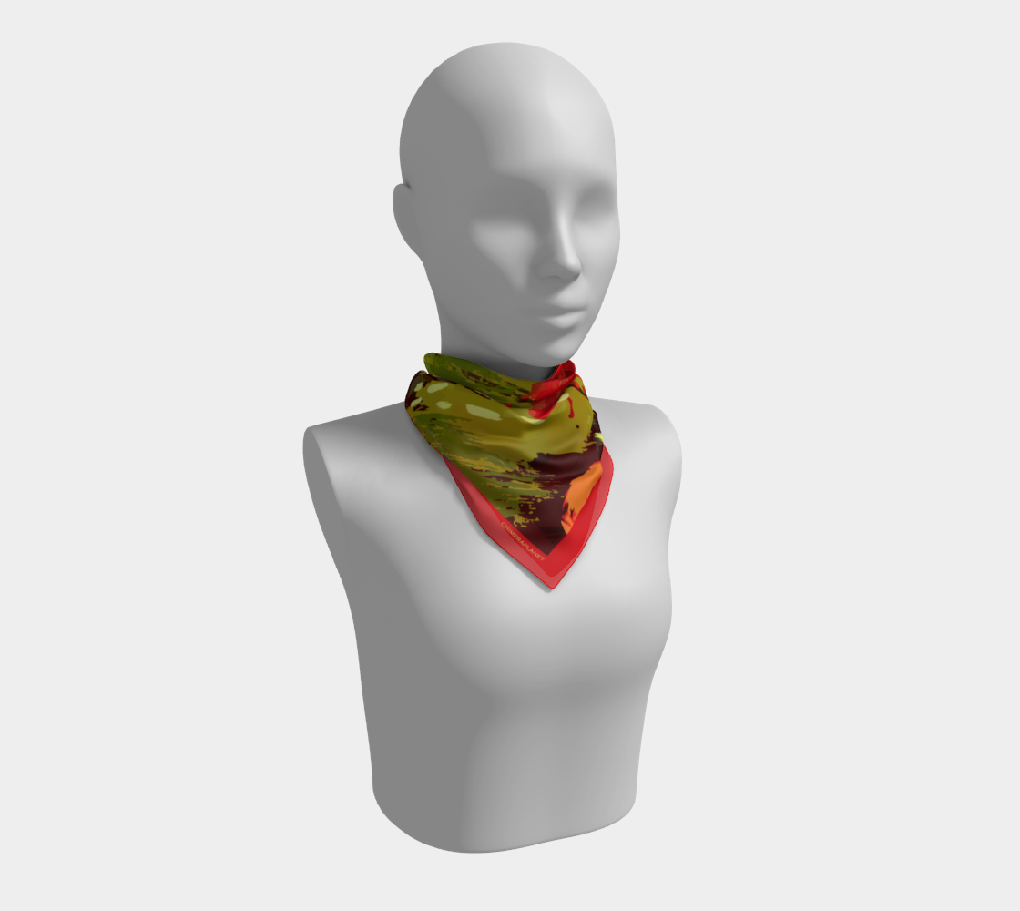 Fatale red. Square Scarf