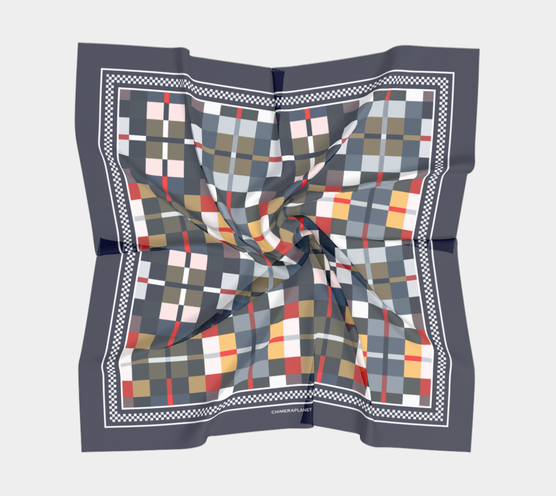 Cells. Multicolor Scarf