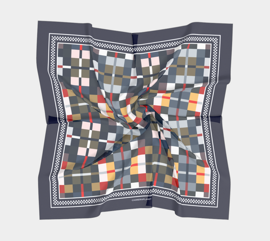 Cells. Multicolor Scarf