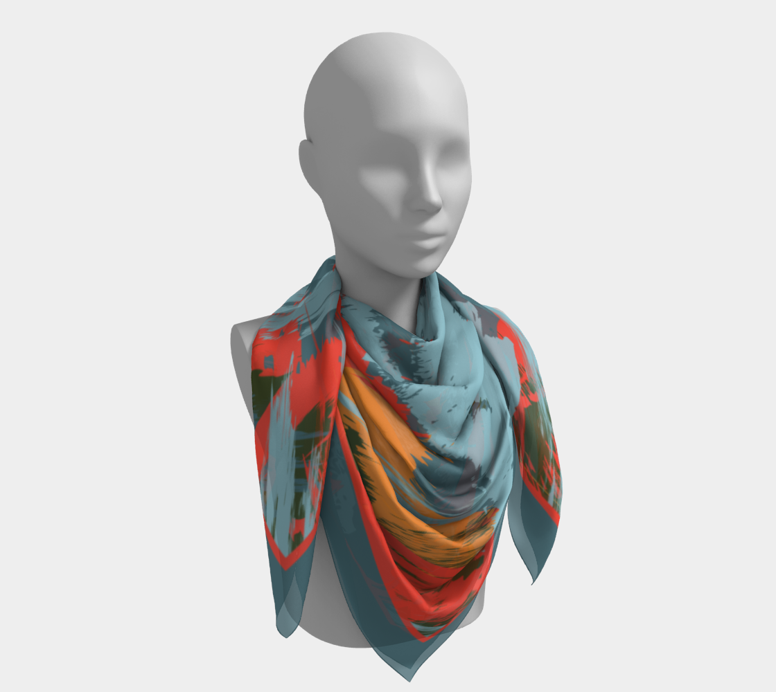 Abstract colorful pattern. Square Scarf