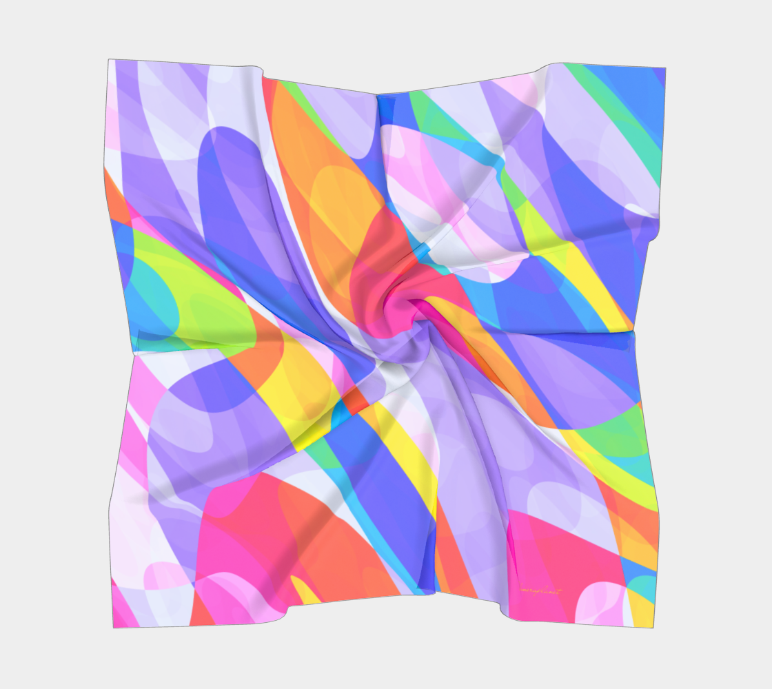 Spring Splash. Colorful Scarf